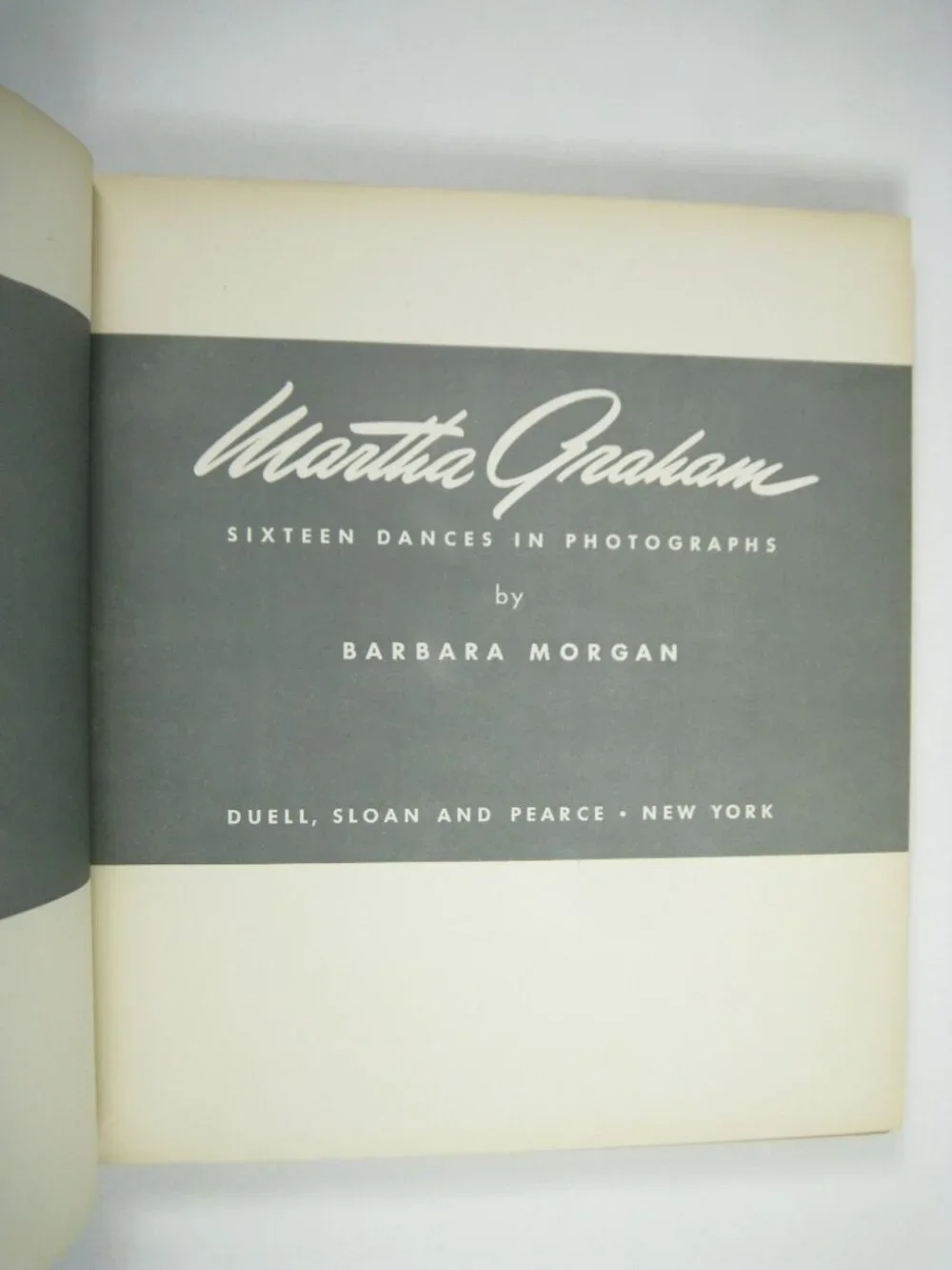 Martha Graham Sixteen Dances Hardcover Barbara Morgan 1941 Ballet Dance FAIR